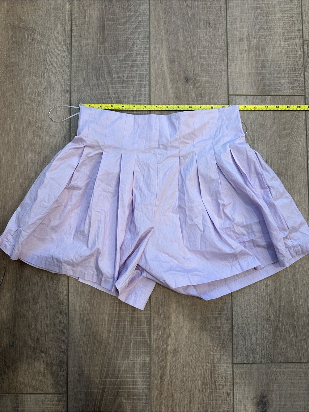 Papermoon Lavender Pleated Women’s Shorts
